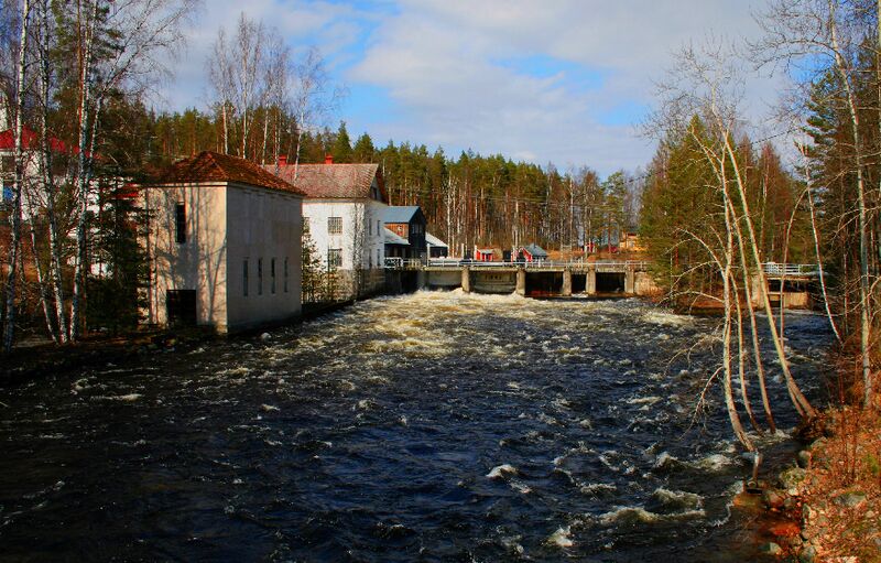 Voikoski rapids in Mäntyharju, Finland