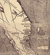 Archivo:Waldseemuller map closeup with America