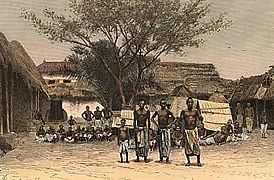 Y Pranishnikoff, Porto Novo, Groupe de Naturels (1887)