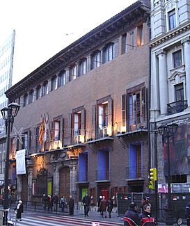 Zaragoza - Casa palacio de los Condes de Sástago.JPG