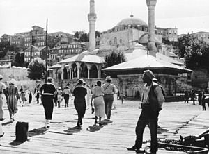 Archivo:Üsküdar városrész, Mihrimah szultán mecset. Fortepan 28660