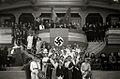Acto de la Falange celebrado en un salón de La Perla del Océano (1 de 3) - Fondo Marín-Kutxa Fototeka