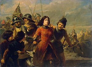 Archivo:Adolphe Alexandre Dillens - Capture of Joan of Arc - WGA06347