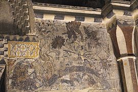 Alcañiz Castillo-Convento EG Wandmalerei 593