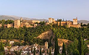 Alhambra hill over Granada Spain.jpg