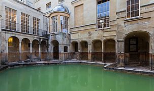Baño del Rey, Baños Romanos, Bath, Inglaterra, 2014-08-12, DD 28