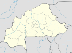 Uagadugú ubicada en Burkina Faso
