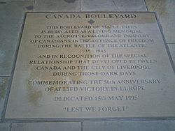 Archivo:Canada Boulevard plaque
