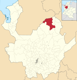 Caucasia ubicada en Antioquia
