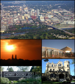 Compilation of images of Omaha, Nebraska, omahacollage.tif