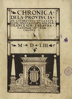 Archivo:Crònica de la província de Catalunya en la citerior Espanya Manuscrito 4