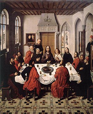 Archivo:Dieric Bouts - The Last Supper - WGA03003