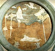 Donatello, storie di san giovanni evangelista, s.g. a patmos, 1434-43
