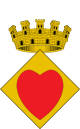 Representación heráldica del blasón adoptado el 1 de septiembre de 2000