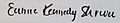 Eunice Kennedy Shriver (signature)