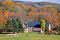 Fall colors in Upper Uwchan Township, Pennsylvania