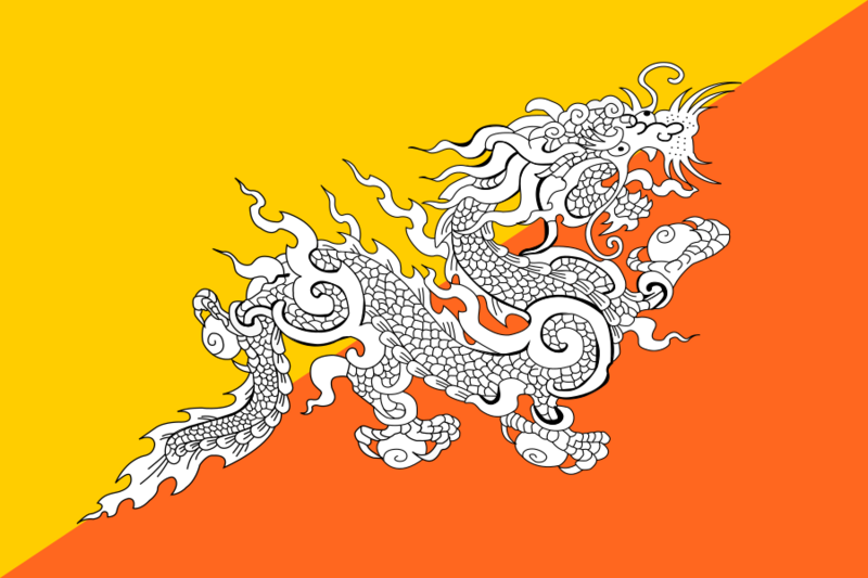 Flag of Bhutan alternate