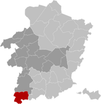 Gingelom Limburg Belgium Map.svg