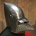 KHM Wien A 12 - Bascinet by Master A, Milan, c. 1400, side