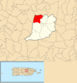 Lomas, Naranjito, Puerto Rico locator map