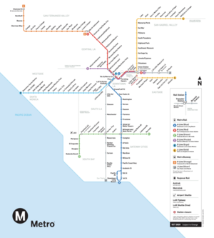 Archivo:Los Angeles Metro System Map