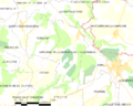 Map commune FR insee code 14621