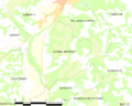 Map commune FR insee code 64247