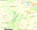 Map commune FR insee code 89037