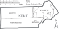 Archivo:Map of Kent County Rhode Island With Municipal Labels