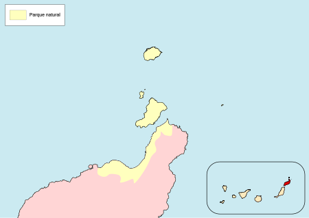 Mapa del Parque Natural del archipiélago Chinijo.svg