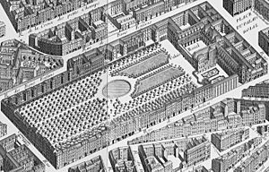 Archivo:Palais-Royal on the map of Turgot 1739 - Kyoto U