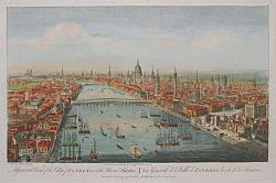 Archivo:Panoramic view of London in 1751 by T. Bowles