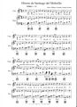 Partitura del Himno de Santiago del Molinillo 01