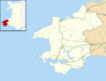 Pembrokeshire UK location map
