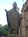 Pope Saint John Paul II Statue