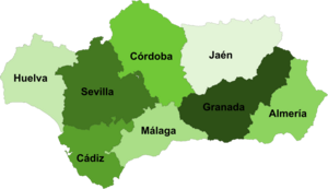 Archivo:Provincias de Andalucía