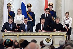 Archivo:Putin with Vladimir Konstantinov, Sergey Aksyonov and Alexey Chaly 4
