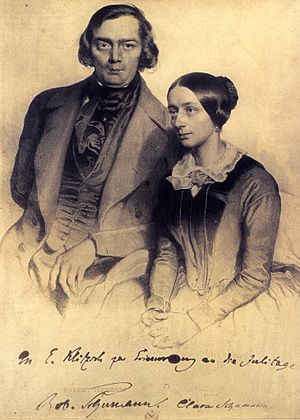 Archivo:Robert u Clara Schumann 1847