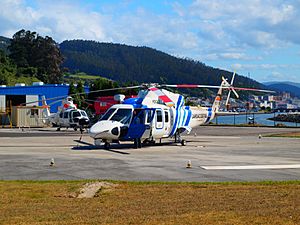 Archivo:Sikorsky S-76 C+ & Aerospatiale AS 365 N2 Dauphin 2
