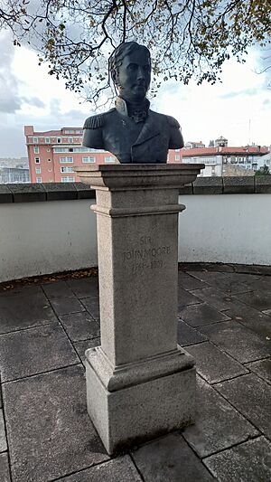 Archivo:Sir John Moore no Xardín de San Carlos