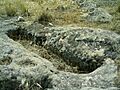 Tumba antropomórfica, Villaverde, Carrascosa del Campo, España - 20060619