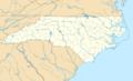 USA North Carolina location map