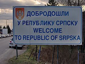 Archivo:Welcomesign in Brod Republika Srpska