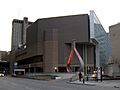 Winnipeg Millennium Library and emptyful sculpture