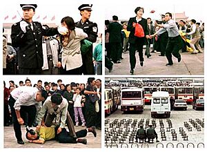 Archivo:Arrest of Falung Gong Practitioners in China