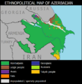 Azerbaijan ethnic map 2024