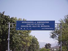 Archivo:Bienvenidos a Ixmiquilpan