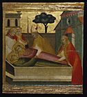 Brooklyn Museum - Saint Lawrence Buried in Saint Stephen's Tomb - Lorenzo di Niccolò