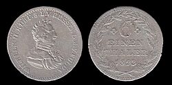 Archivo:Coin of William II, Elector of Hesse