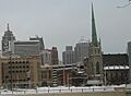 Downtown Detroit, Michigan from West Fort Street